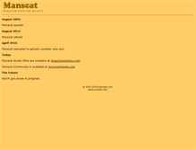 Tablet Screenshot of manscat.com